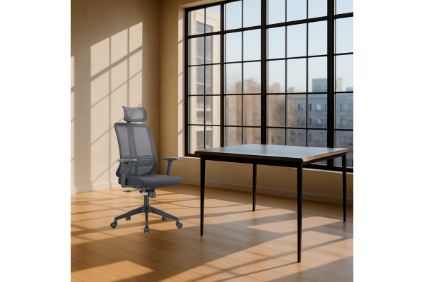 Fotel biurowy K25 WORKREST  CZARNY